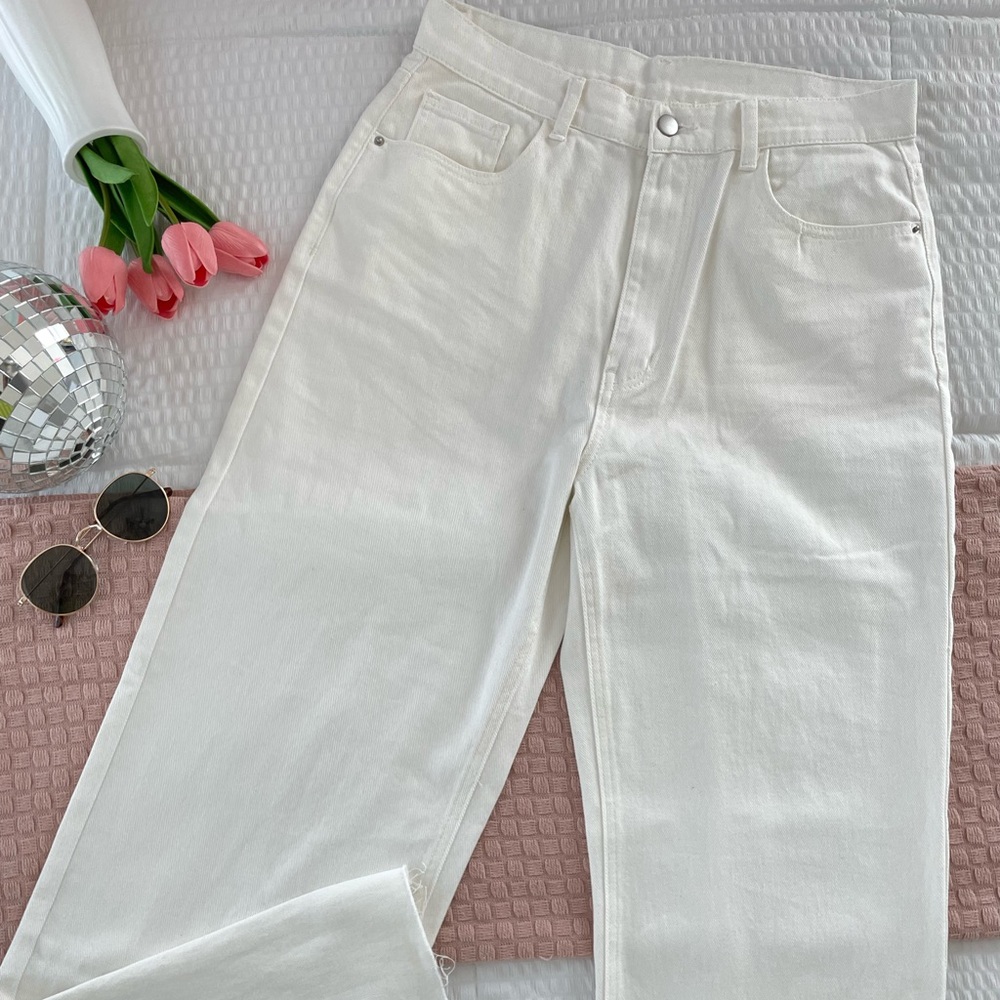 Wife leve jeans white 🌟🤍